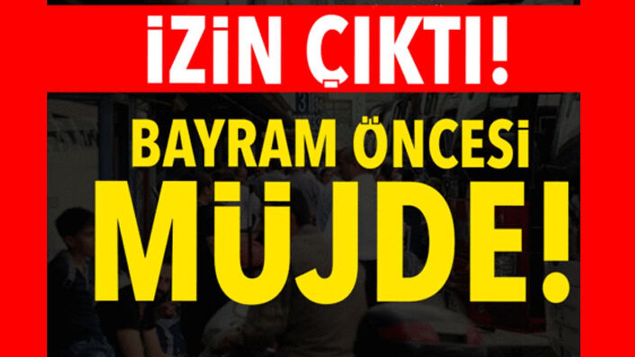 Bayram öncesi otobüs firmalarına ek sefer izni