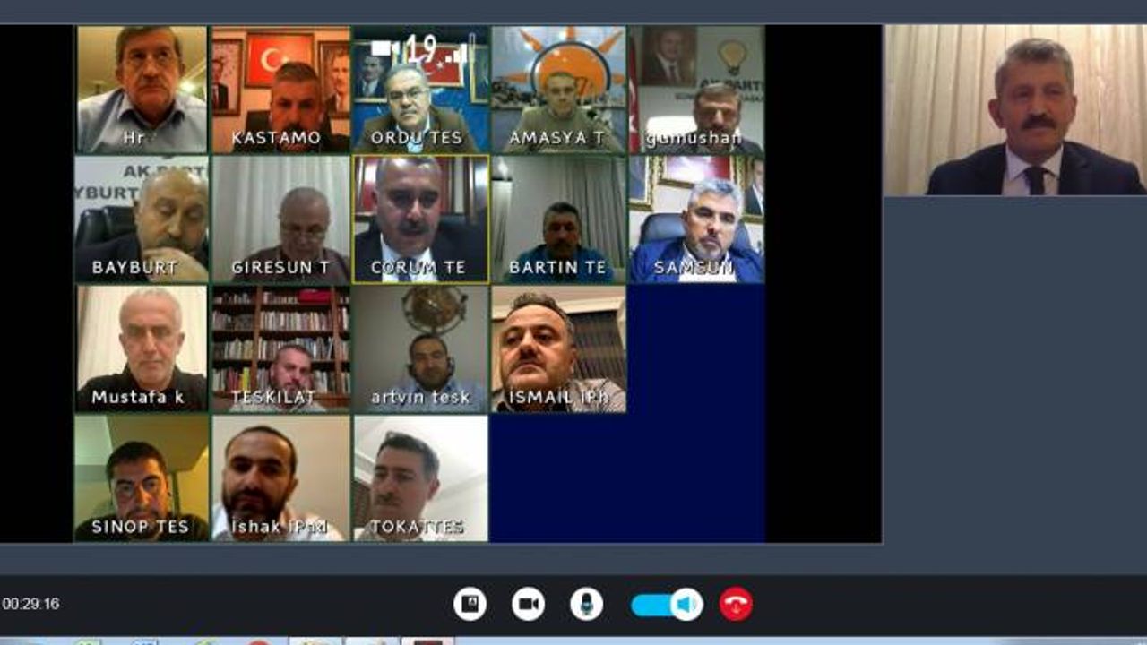 AK Parti Karadeniz İl Başkanları toplandı