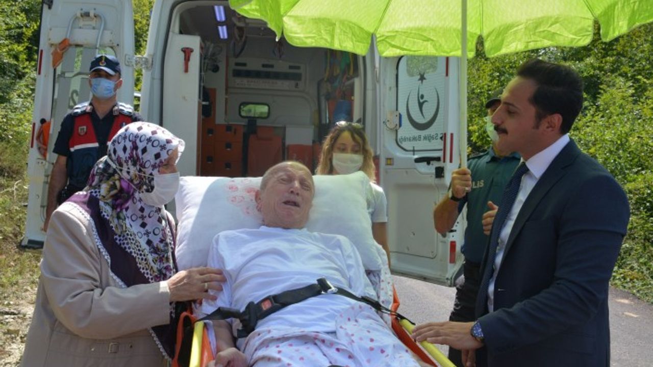 Kıbrıs gazisinin 4 yıllık isteğini kaymakam gerçekleştirdi