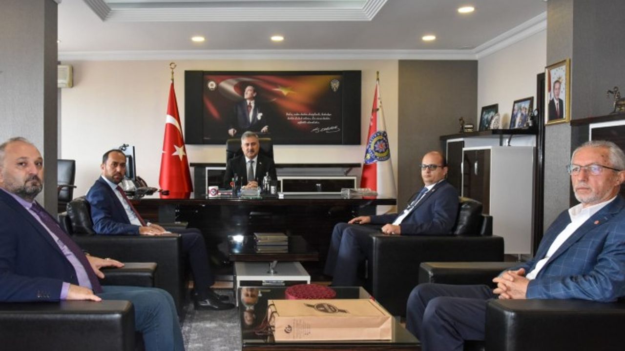 Saadet Partisi'nden Emniyet Müdürü'ne ziyaret