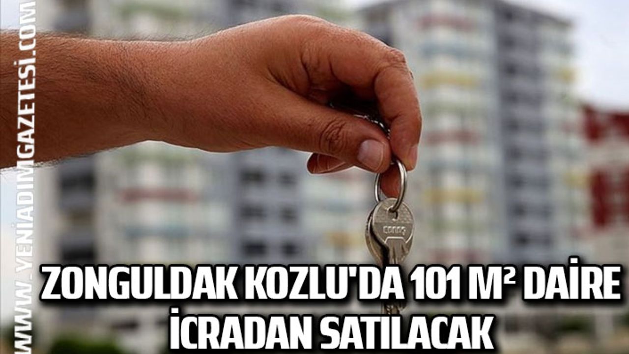 Zonguldak Kozlu'da 101 m² daire icradan satılacak
