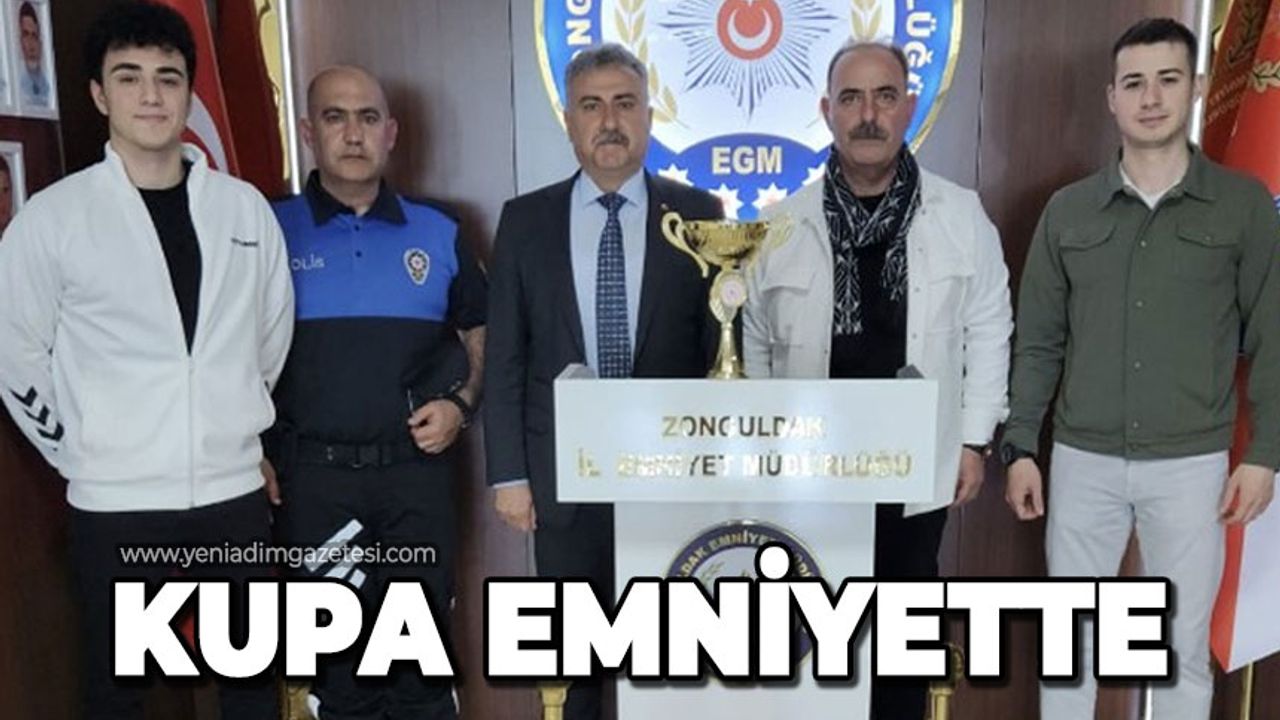 Şampiyonluk Kupası Zonguldak Emniyet Genel Müdürlüğü'ne getirildi