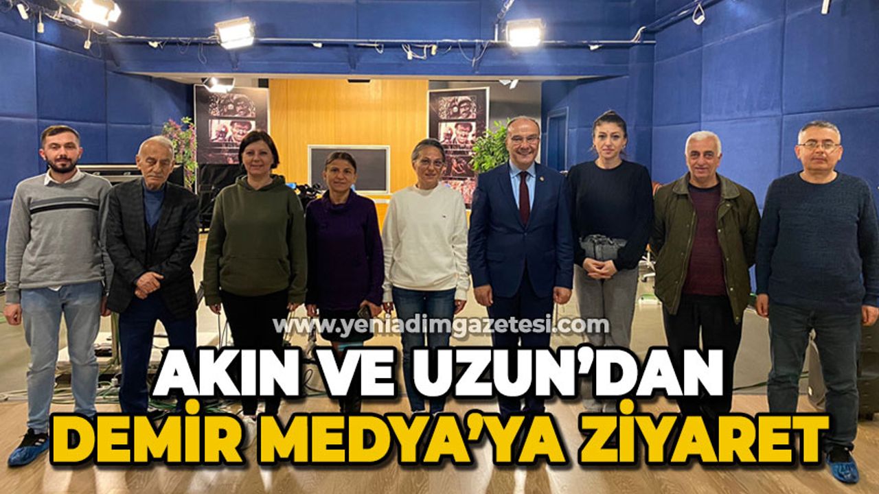 Harun Akın ve Ebru Uzun'dan Demir Medya'ya ziyaret