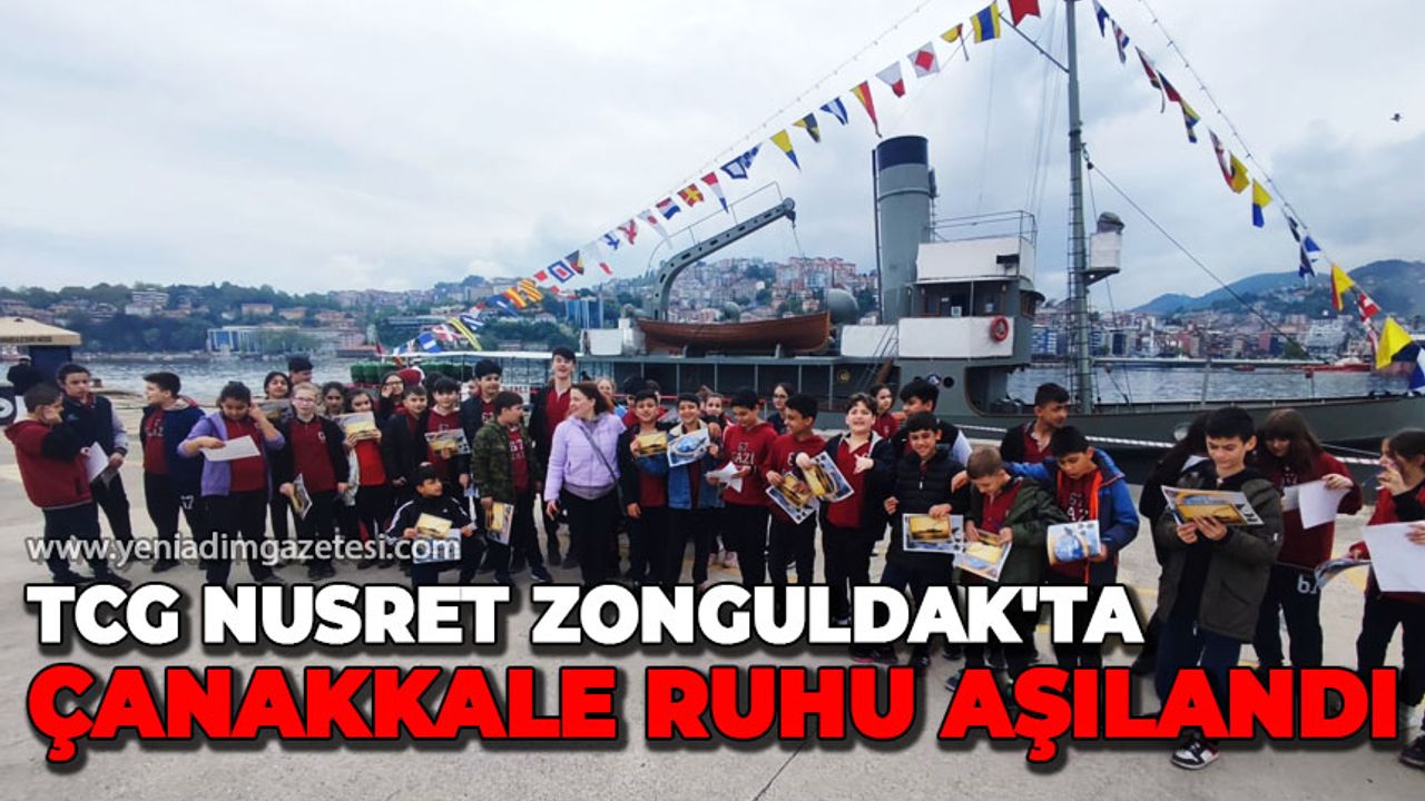TCG Nusret Zonguldak'ta: Çanakkale ruhu aşılandı