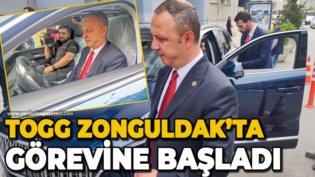 Türkiye'nin ilk yerli ve milli otomobili TOGG Zonguldak'ta göreve başladı