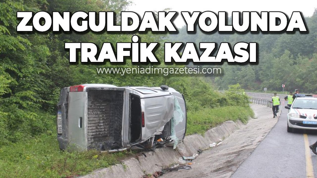 Zonguldak yolunda kaza: 1 yaralı
