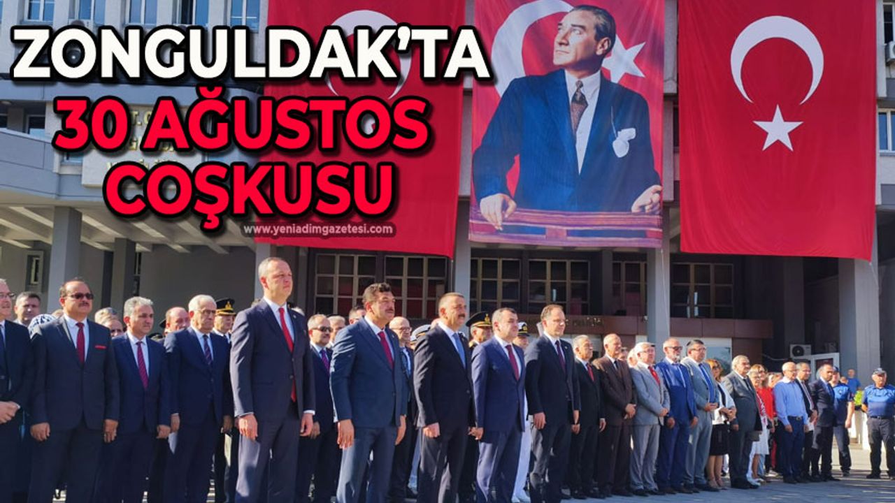 Zonguldak'ta 30 Ağustos Zafer Bayramı coşkusu
