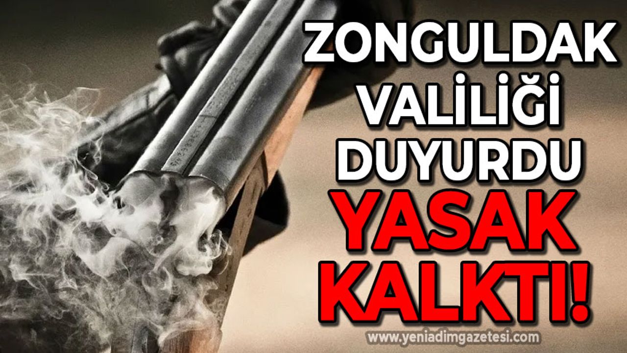 Zonguldak Valiliği açıkladı: Yasak kaldırıldı!