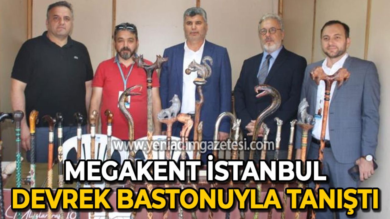 İstanbul'da Devrek Bastonu tanıtım standı açıldı