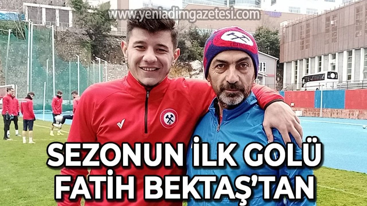 Zonguldak Kömürspor'da sezonun ilk golü Fatih Bektaş'tan