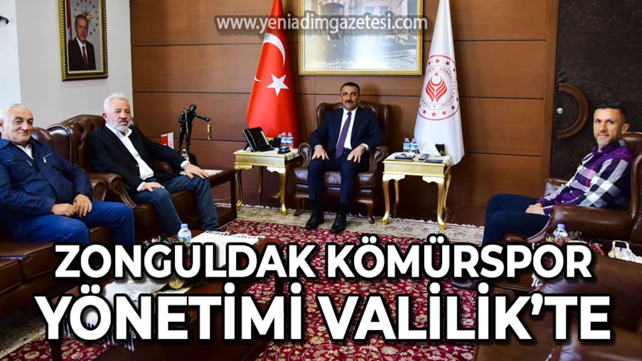 Zonguldak Kömürspor yönetimi Valilik'te