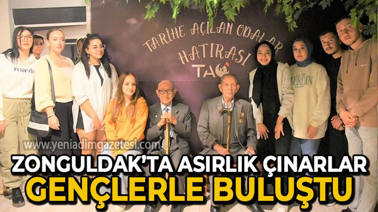 Zonguldak'ta asırlık çınarlar gençlerle buluştu