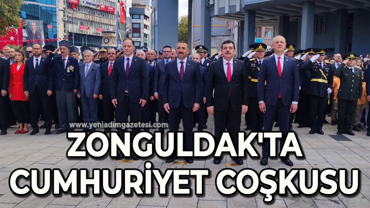 Zonguldak'ta cumhuriyet coşkusu