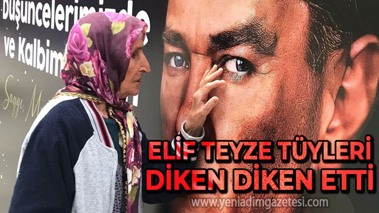 Zonguldaklı Elif Teyze tüyleri diken diken etti: Duygulandıran kare