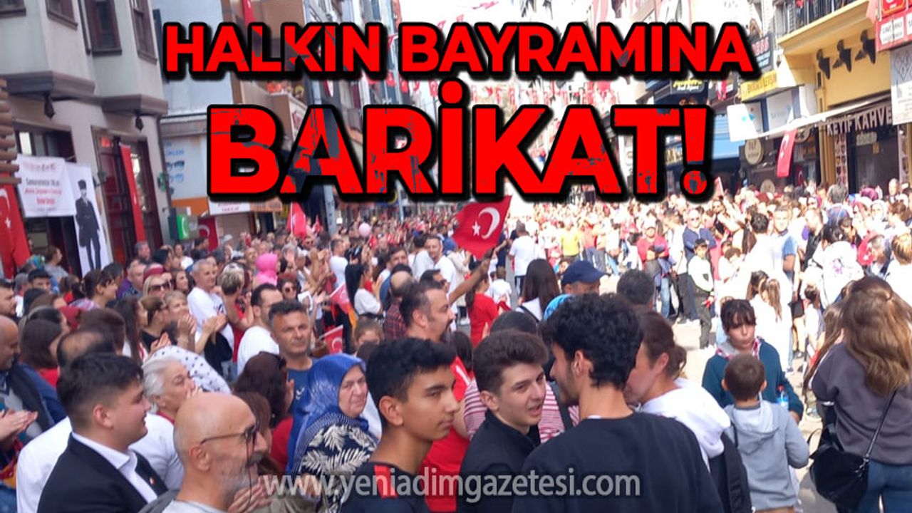 Halkın bayramına barikat: Zonguldaklılar inat etti!