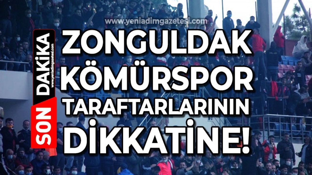 Zonguldak Kömürspor taraftarlarının dikkatine: Önemli değişiklik!