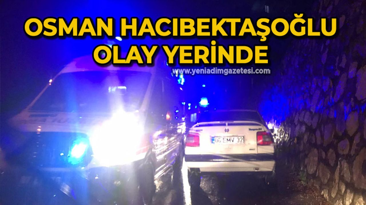 Vali Osman Hacıbektaşoğlu olay yerinde