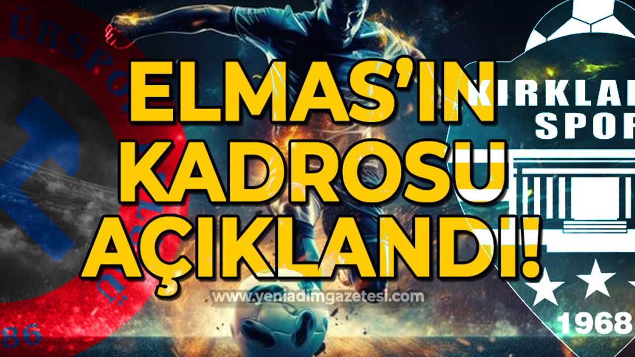 Zonguldak Kömürspor'un Kırklarelispor karşısında kadrosu belli oldu