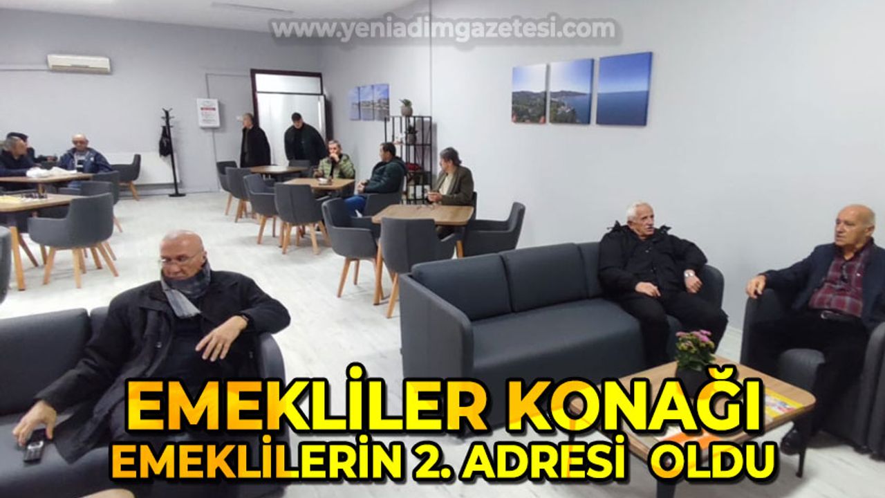 Zonguldak'ta Emekliler Konağı'na yoğun ilgi