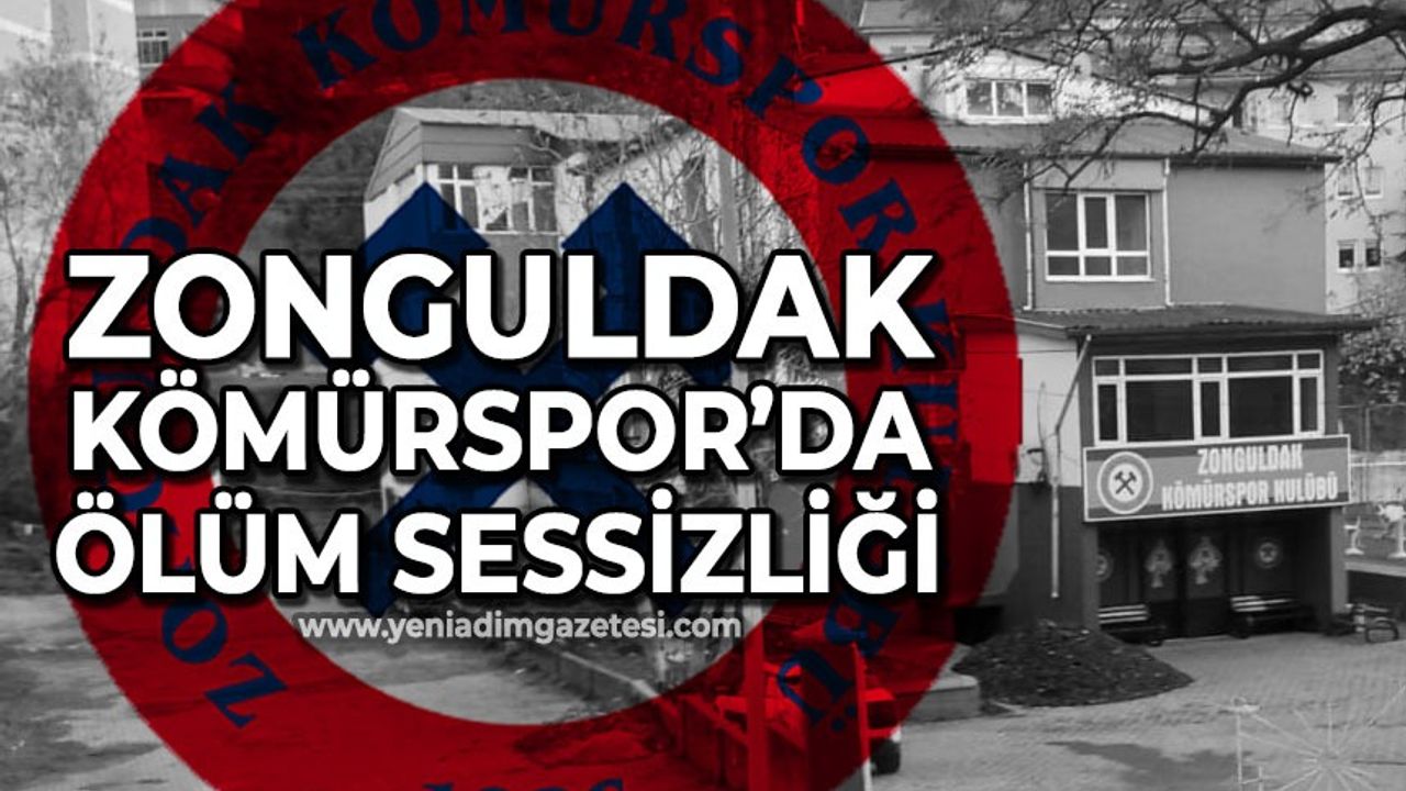 Zonguldak Kömürspor'da ölüm sessizliği!
