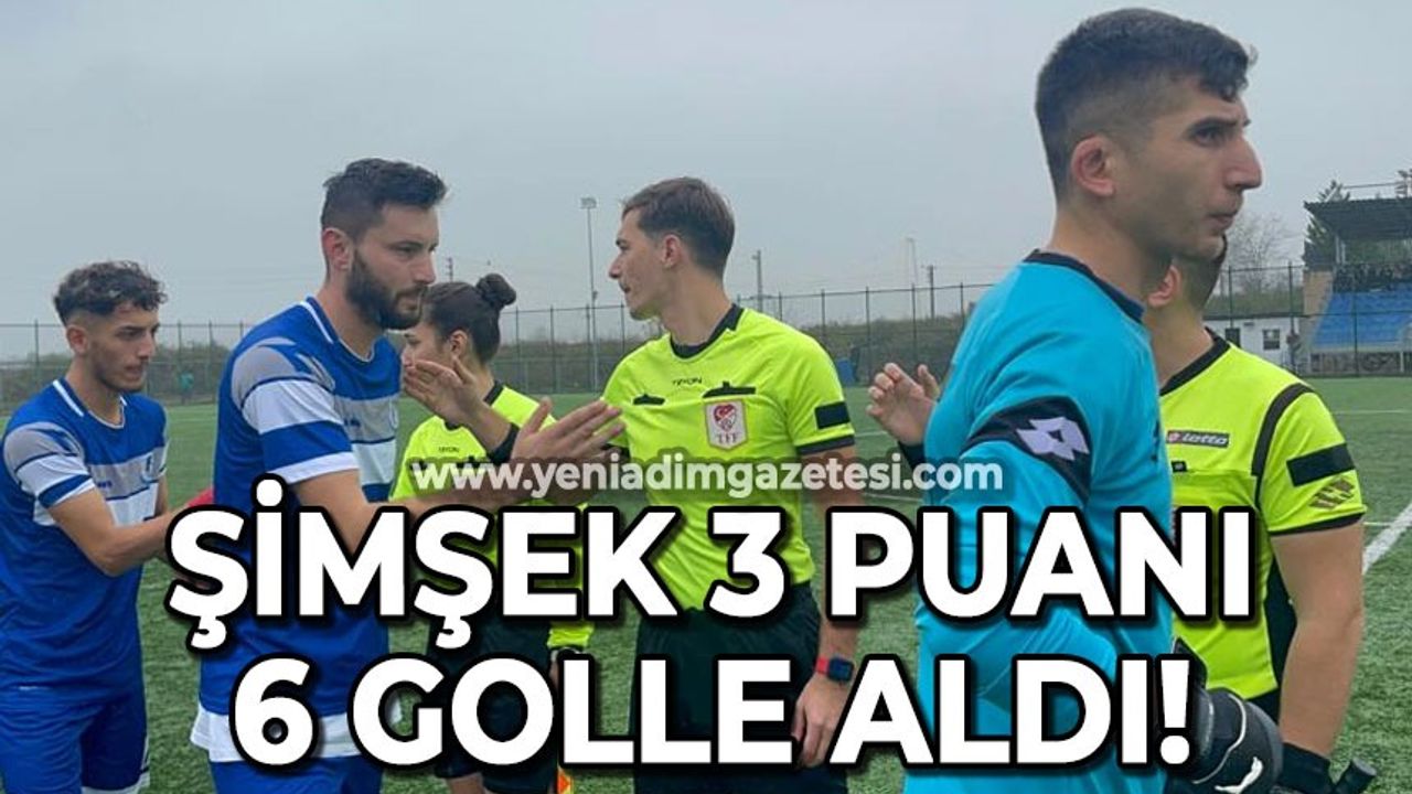 Mavi Şimşekspor 6 golle 3 puanı almayı başardı!