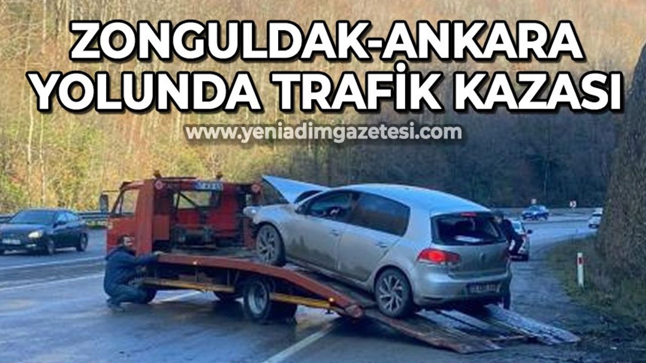 Zonguldak-Ankara yolunda trafik kazası: 2 kişi yaralandı