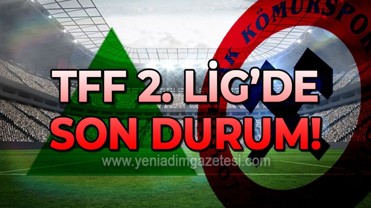 TFF 2. Lig'de son durum: Zonguldak Kömürspor ümit besliyor