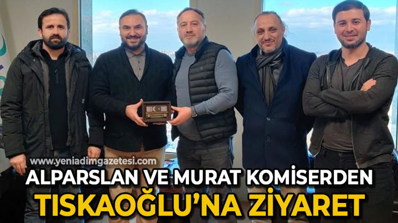 Zonguldaklı komiserlerden Nejdet Tıskaoğlu'na ziyaret