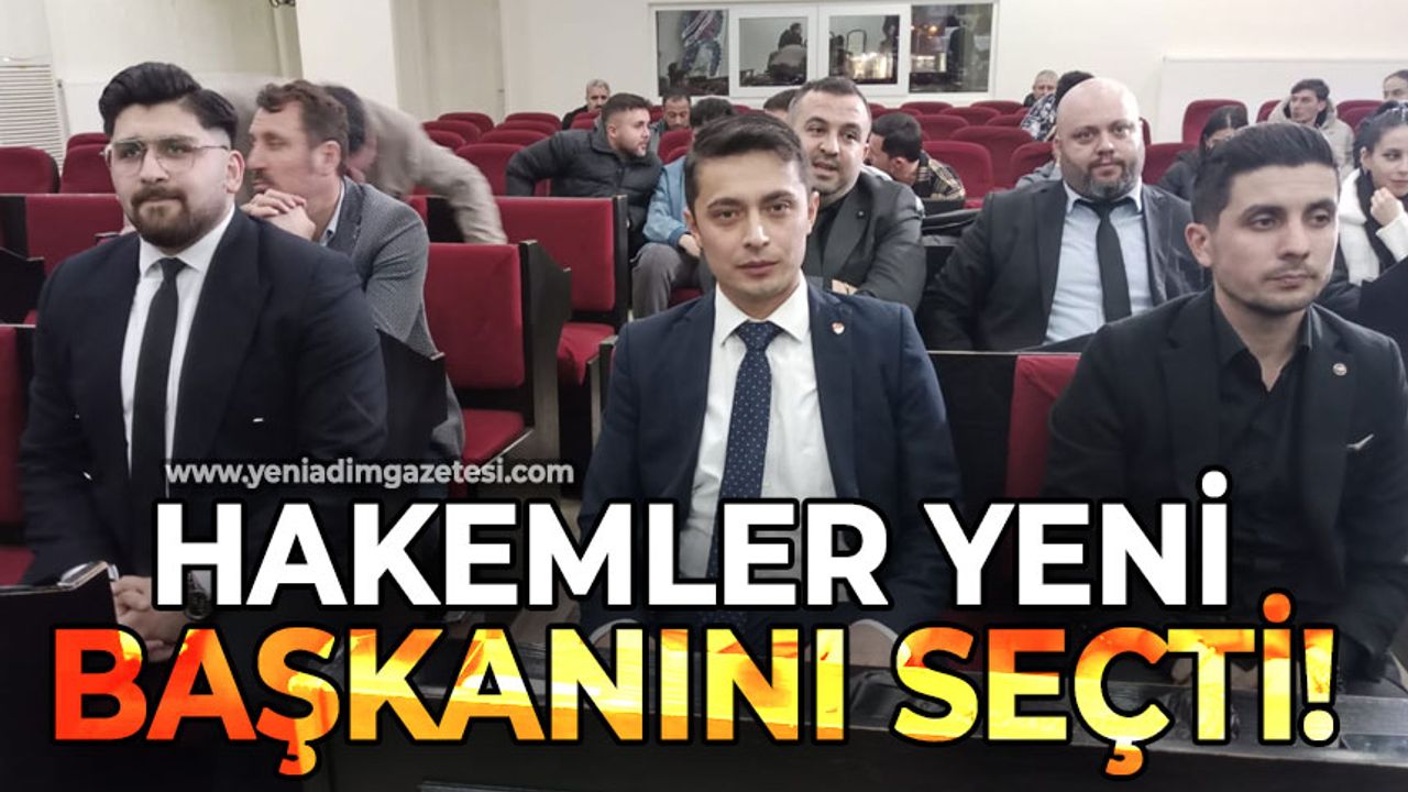 Zonguldak'ta hakemler yeni başkanını seçti!