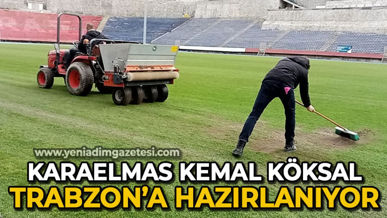 Zonguldak'ta nefesler tutuldu: Karaelmas Kemal Köksal Stadyumu Trabzon'a hazırlanıyor!