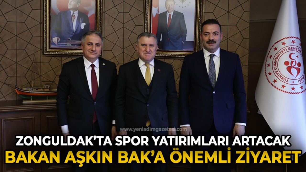 Zonguldak'taki spor yatırımları artacak: Bozkurt ve Çağlayan'dan önemli ziyaret
