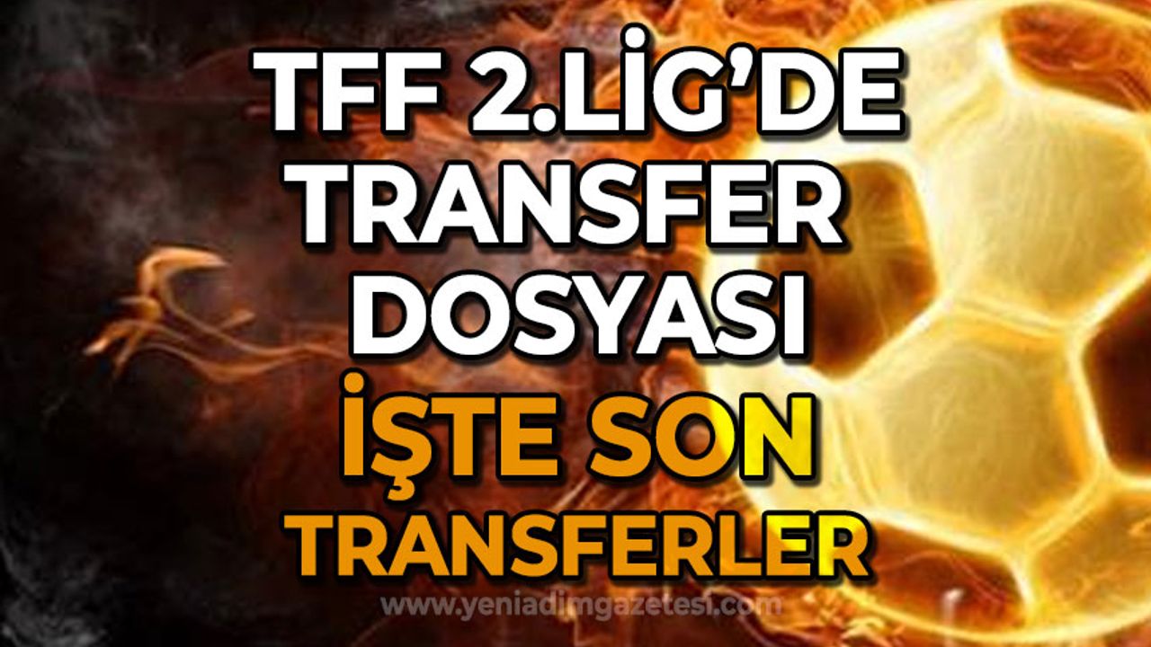 TFF 2. Lig'de transfer dosyası