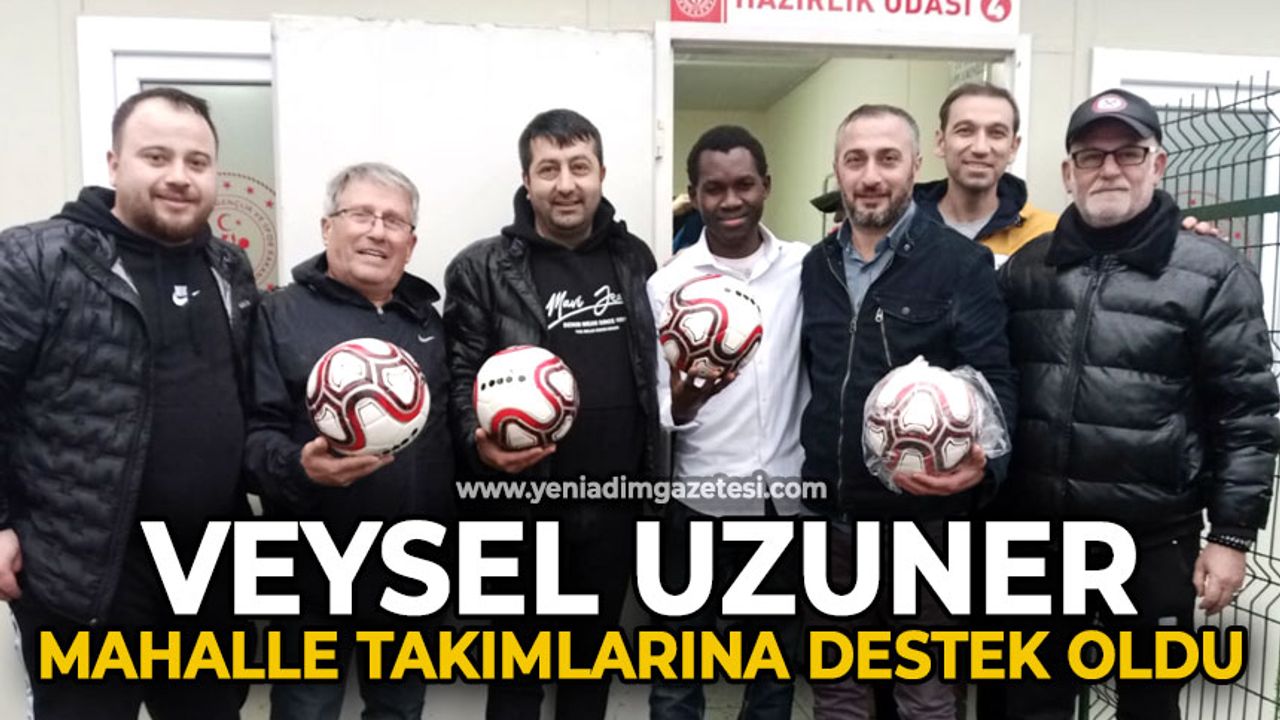 Veysel Uzuner Asmaspor ve Üzülmezspor'a destek oldu: Spora desteğimizi devam ettireceğiz