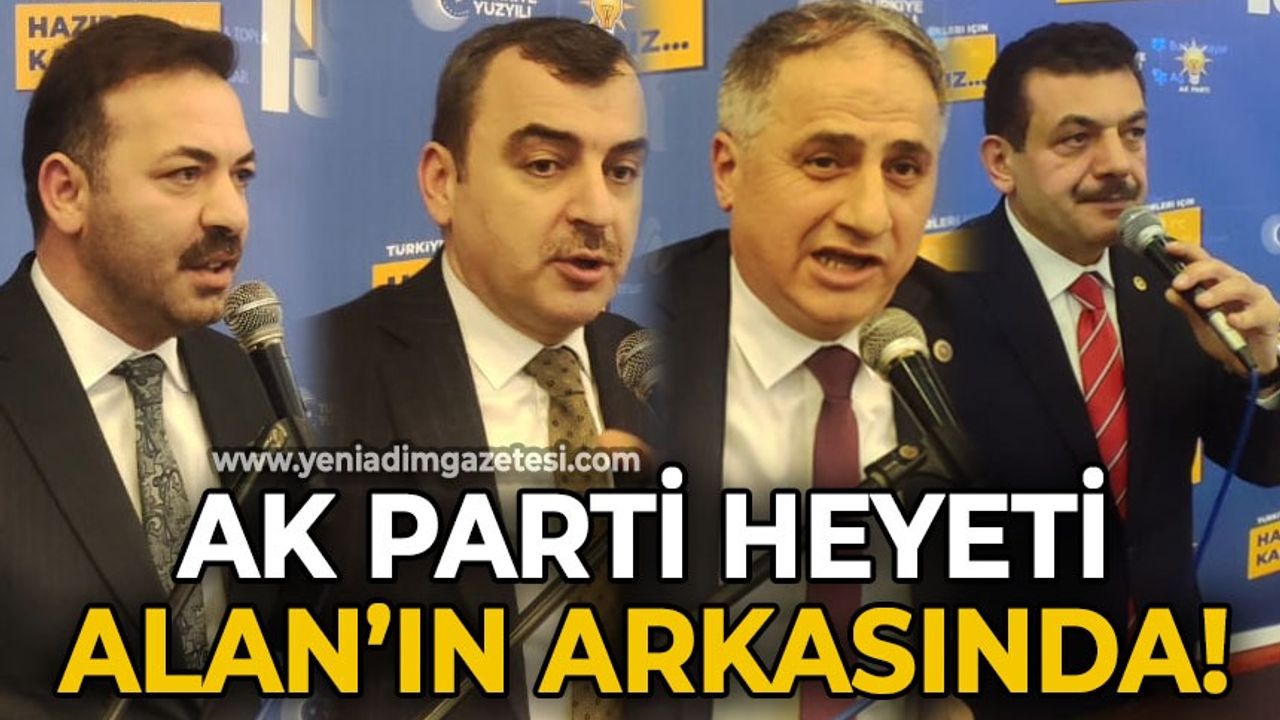 AK Parti heyeti Ömer Selim Alan'ın arkasında!