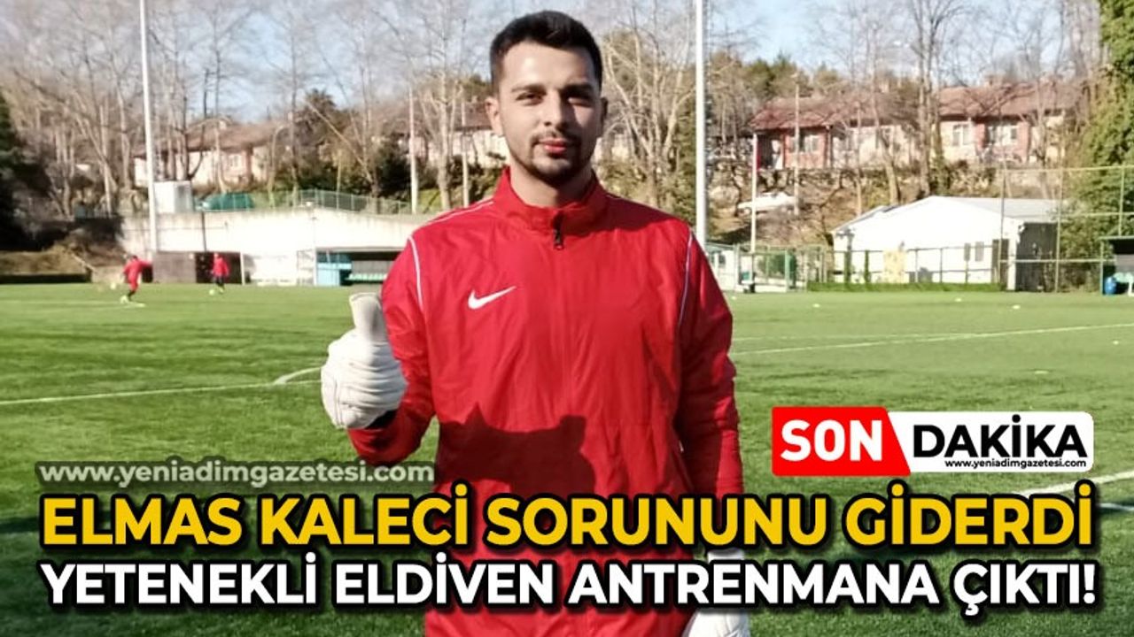 Zonguldak Kömürspor kaleci sıkıntısını giderdi: Yetenekli eldiven antrenmana çıktı!