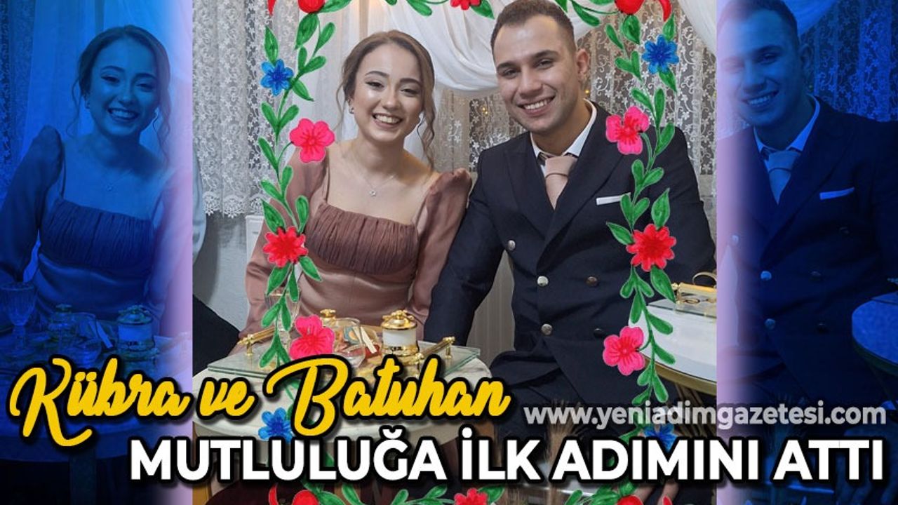Kübra ve Batuhan çifti mutluluğa ilk adımını attı: Ömür boyu mutluluklar