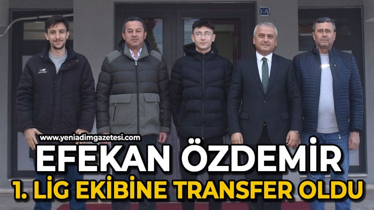 Genç yetenek Efekan Özdemir 1. Lig ekibine transfer oldu!