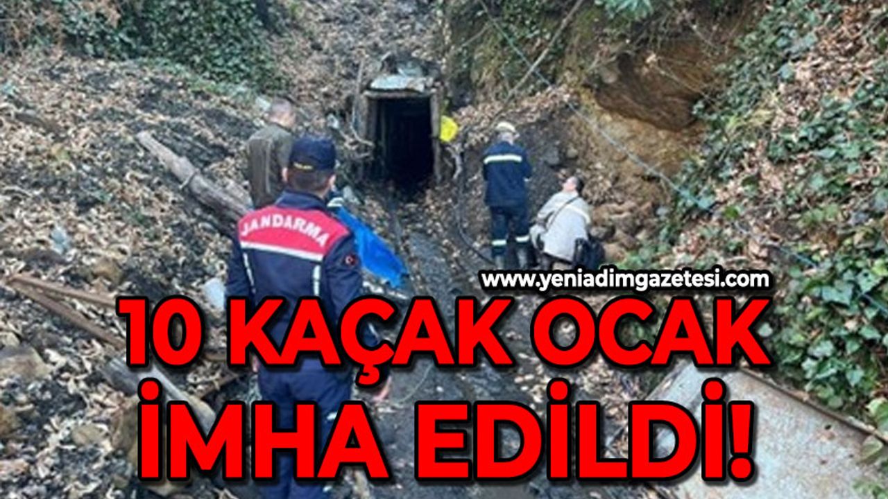 Zonguldak'ta 10 kaçak ocak imha edildi: Ekipler göz açtırmıyor!