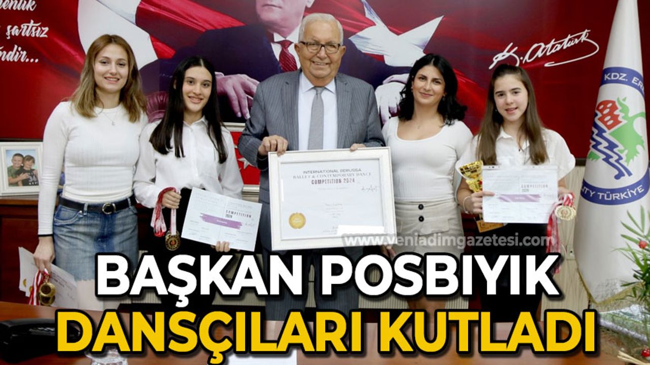 Halil Posbıyık minik dansçıları kutladı: Bizi gururlandırdılar