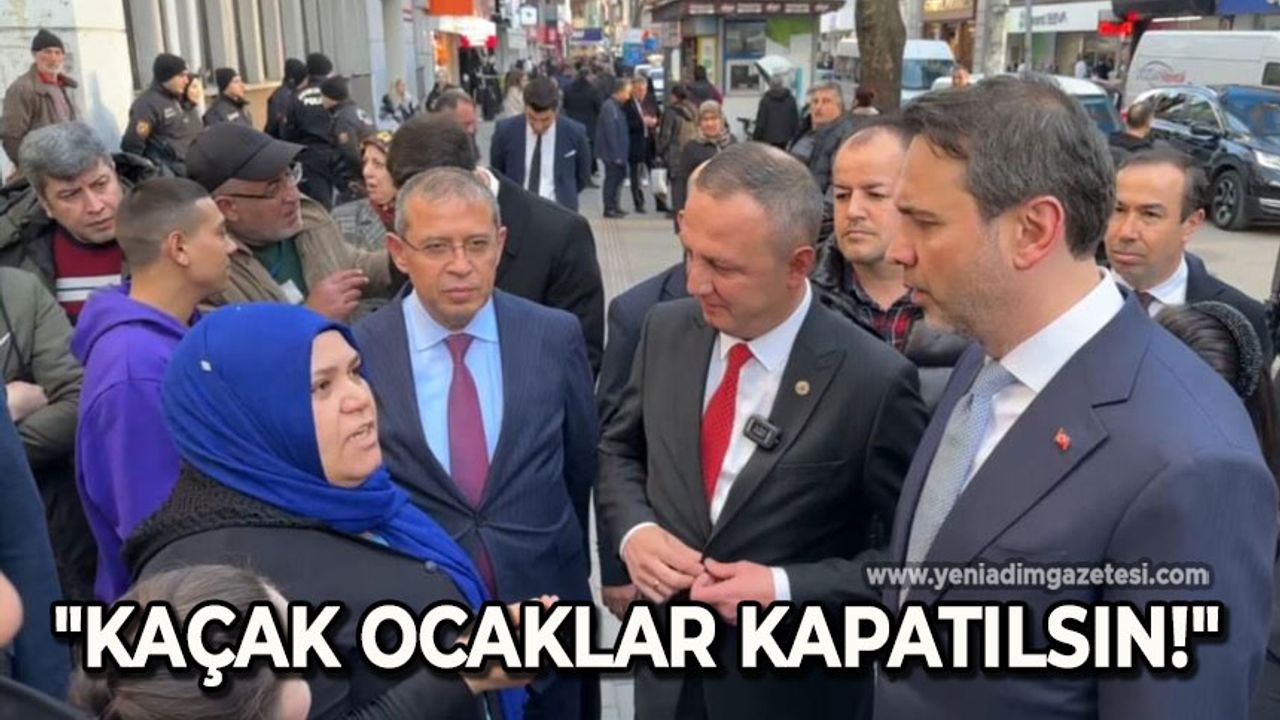 Bakan Bayraktar'a Zonguldak'ta önemli çağrı: Kaçak ocaklar kapatılsın!