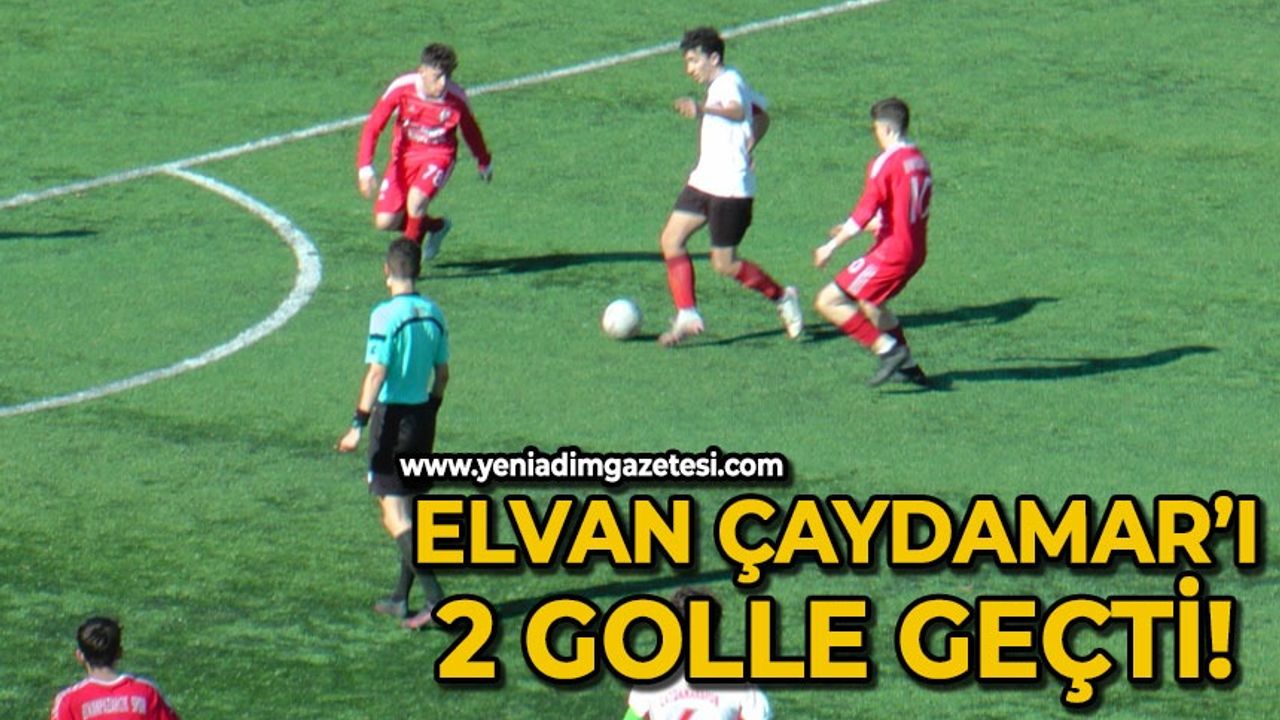 Elvanpazarcıkspor Çaydamarspor'u 2 golle geçti!