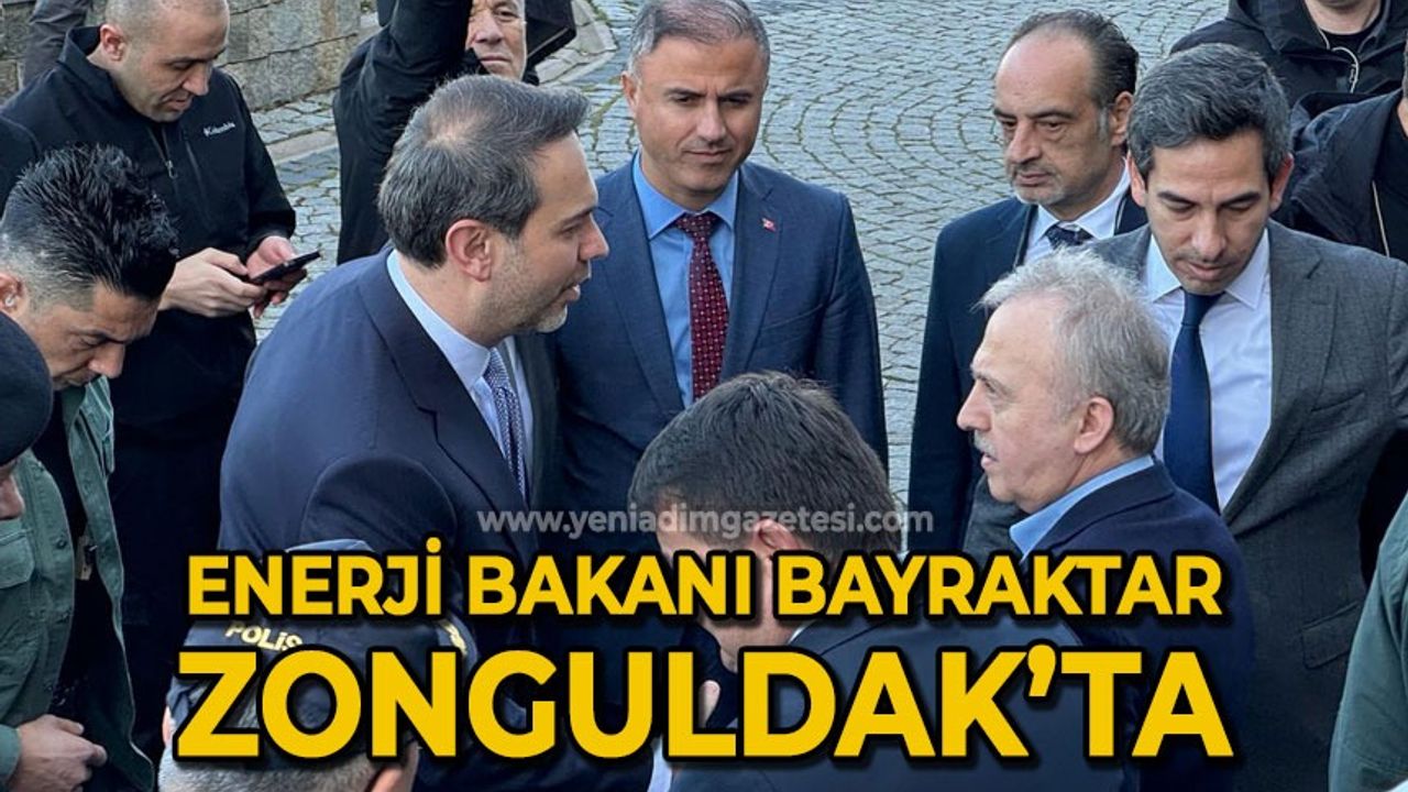 Enerji Bakanı Alparslan Bayraktar Zonguldak'ta