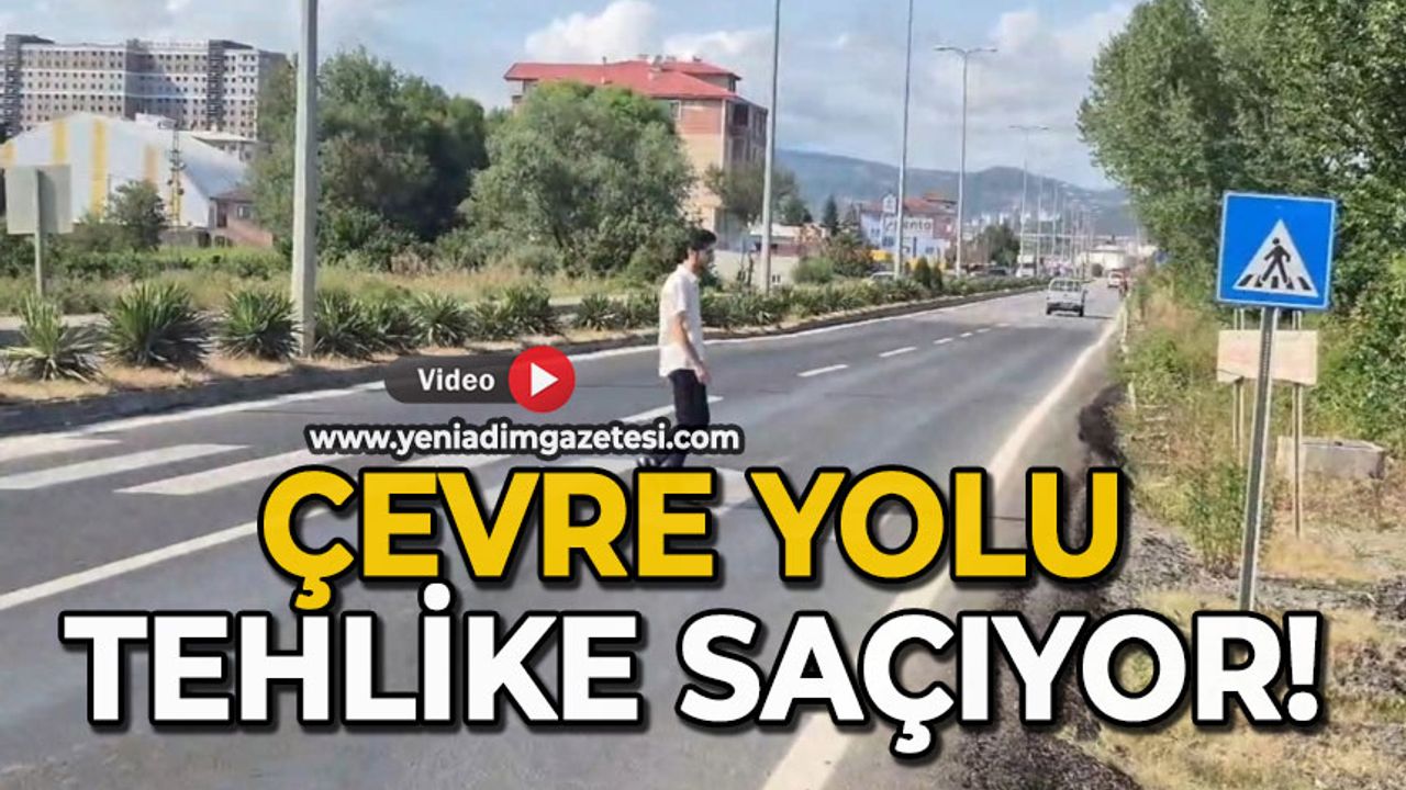 Çevre yolu tehlike saçıyor!
