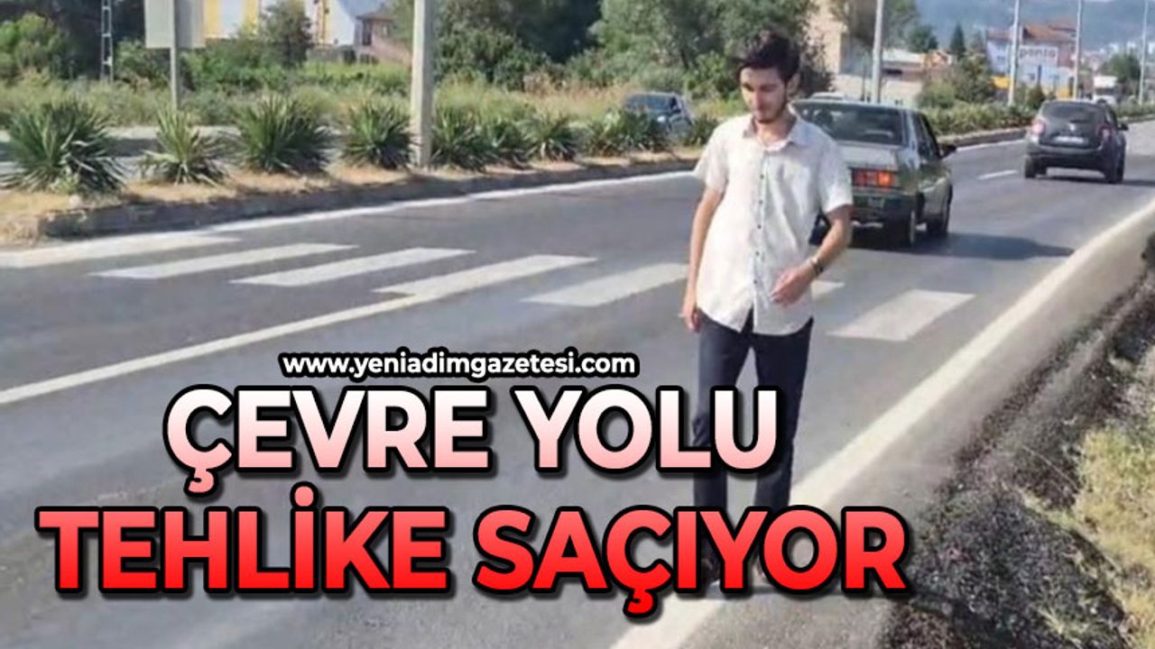 Bu yol tehlike saçıyor!