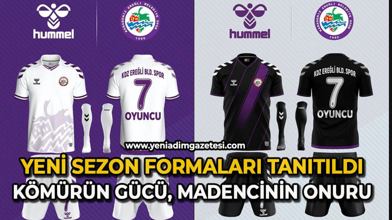 Yeni sezon formaları tanıtıldı: Kömürün gücü, madencinin onuru