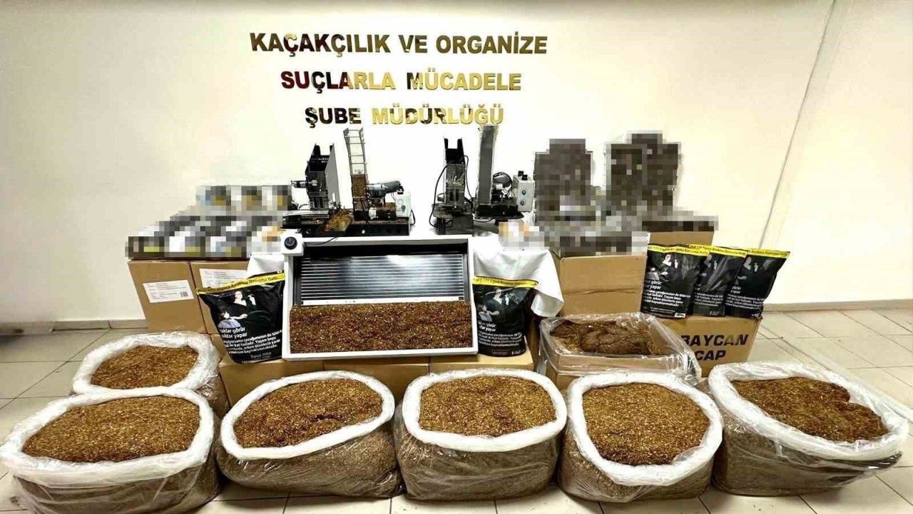 Kaçak tütün operasyonu: 2 gözaltı