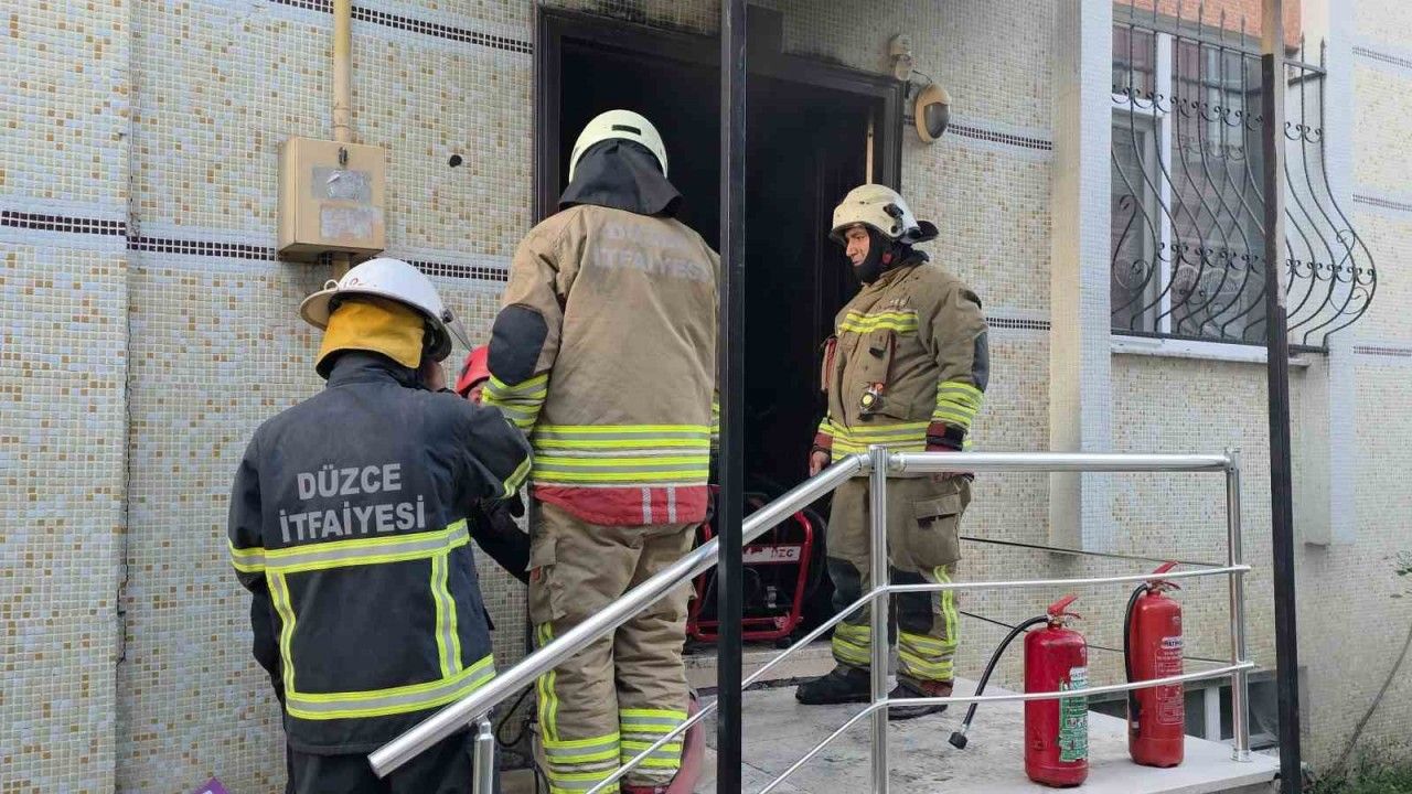 Sabah saatlerinde korkutan yangın