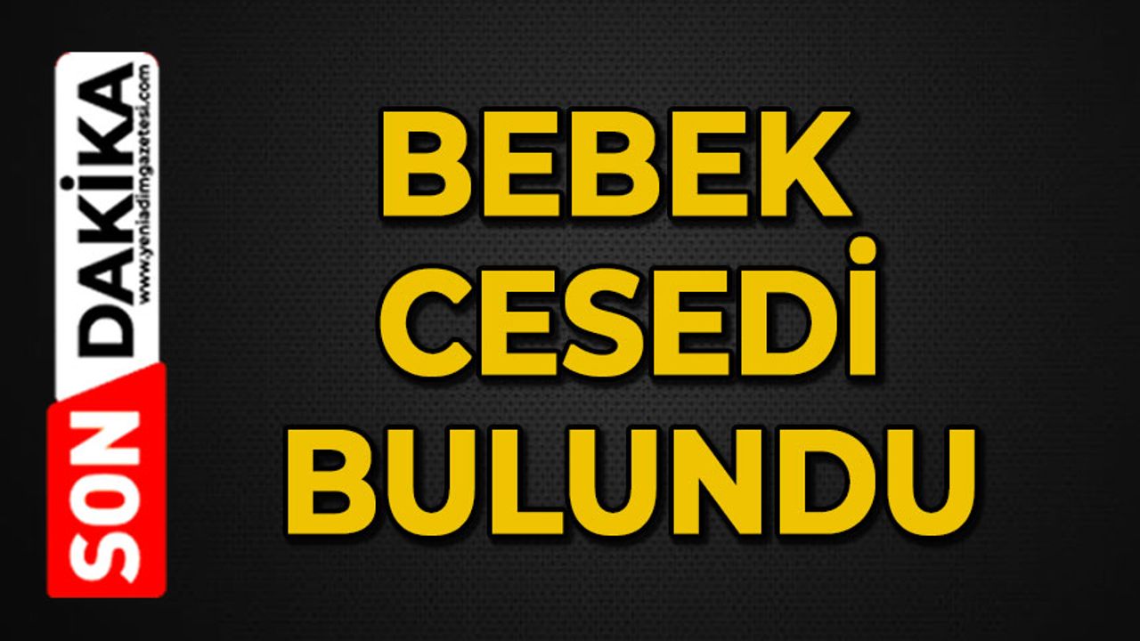 Bebek cesedi bulundu