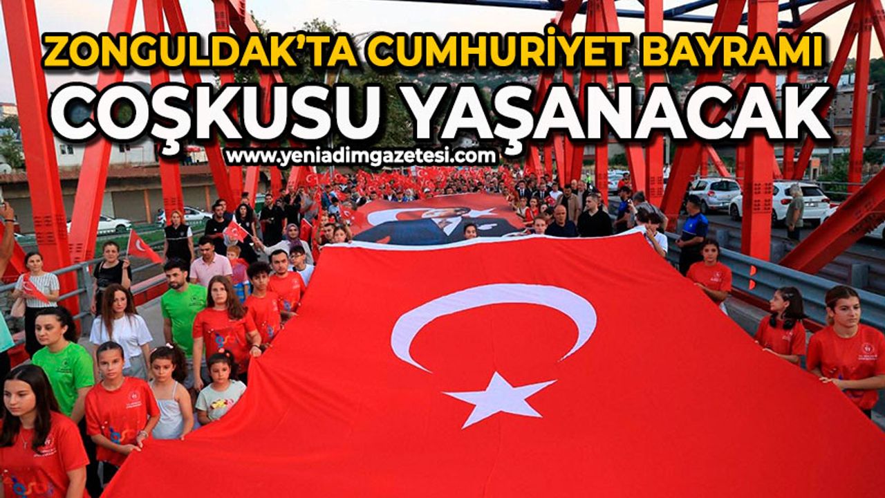 Zonguldak’ta Cumhuriyet Bayramı coşkusu yaşanacak