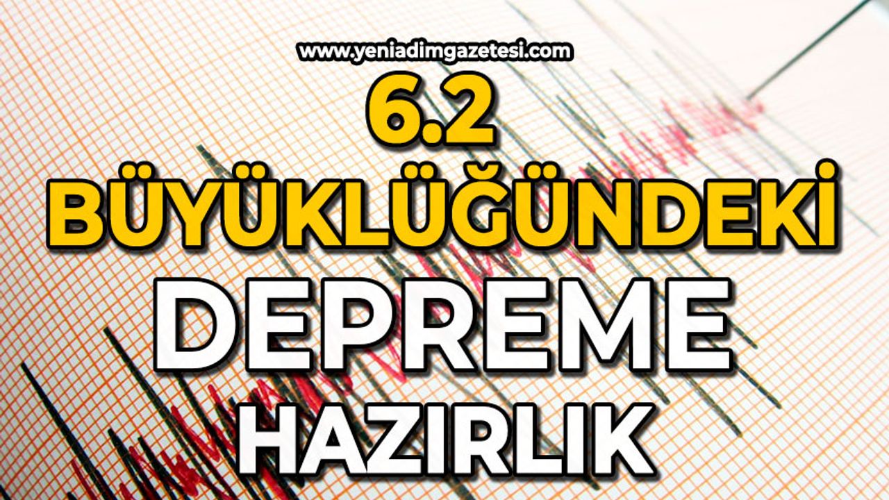 6.2 Büyüklüğündeki depreme hazırlık